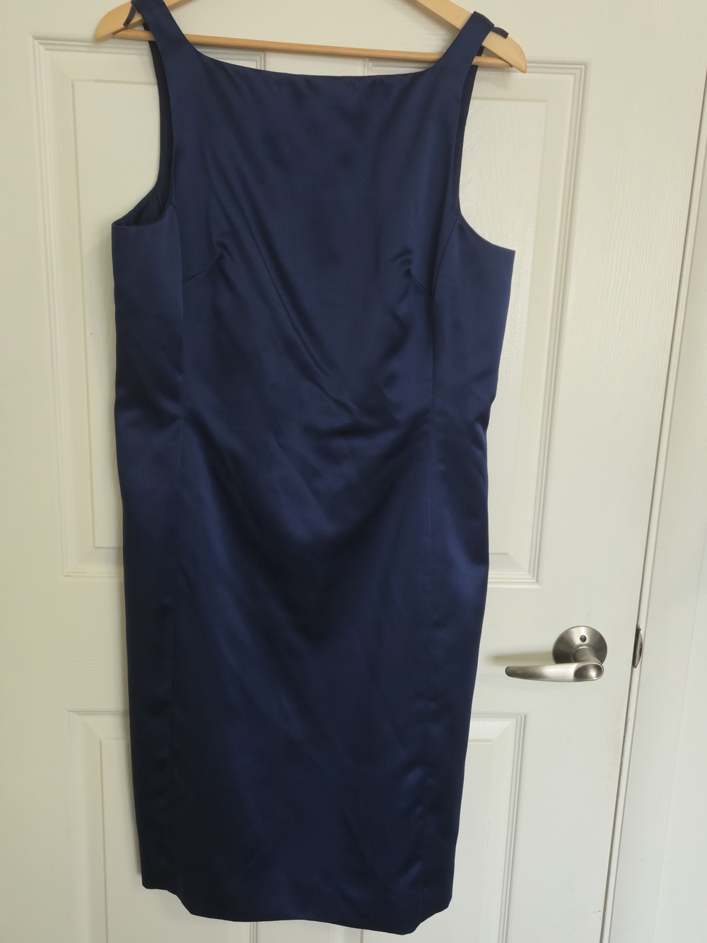 Nicole Miller Navy Sleeveless Sheath Dress0864